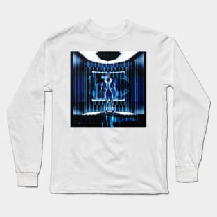 TRON in Blue Long Sleeve T-Shirt